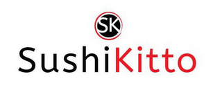 SK SUSHI KITTO logo