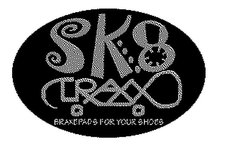 SK8 TRAX BRAKEPADS FOR YOUR SHOES logo