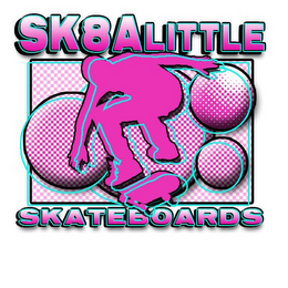 SK8ALITTLE SKATEBOARDS logo