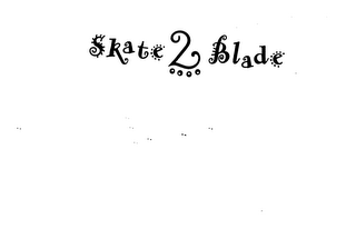 SKATE 2 BLADE logo