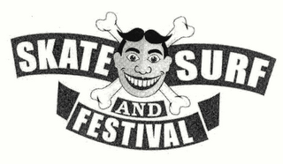SKATE AND SURF FESTIVAL logo