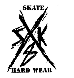 SKATE HARD WEAR logo