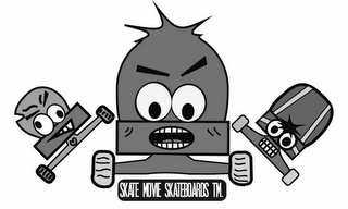 SKATE MOVIE SKATEBOARDS TM. logo
