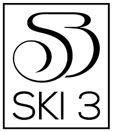 SKI 3 APPAREL, S3 logo