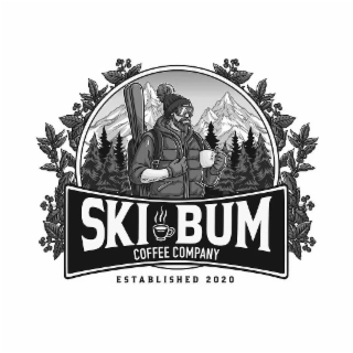 SKI BUM COFFEE COMPANY ESTABLISHED 2020 logo