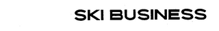 SKI BUSINESS logo