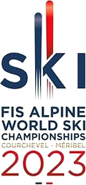 SKI FIS ALPINE WORLD SKI CHAMPIONSHIPS COURCHEVEL - MÉRIBEL 2023 logo