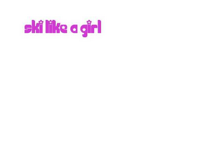 SKI LIKE A GIRL logo