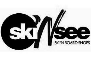 SKI 'N SEE SKI 'N BOARD SHOPS logo