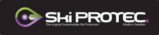 SKI PROTEC. THE ORIGINAL SNOWMOBILE-SKI PROTECTION MADE IN SWEDEN logo