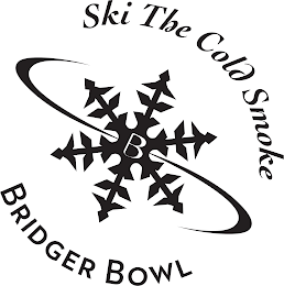 SKI THE COLD SMOKE BRIDGER BOWL B logo