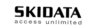 SKIDATA ACCESS UNLIMITED logo