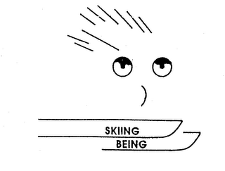 SKIING BEING logo