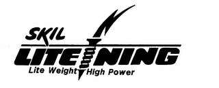 SKIL LITE NING LITE WEIGHT HIGH POWER logo