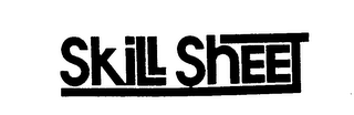 SKILL SHEET logo
