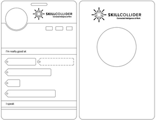 SKILLCOLLIDER CONNECTED INTELLIGENCE AT WORK I'M REALLY GOOD AT I SPEAK logo
