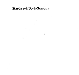SKIN CARE=PROCELL=SKIN CARE logo
