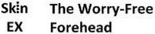 SKIN EX THE WORRY-FREE FOREHEAD logo