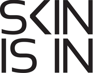SKIN IS IN logo
