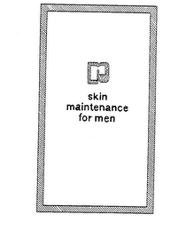 SKIN MAINTENANCE FOR MEN logo