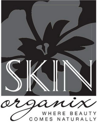SKIN ORGANIX WHERE BEAUTY COMES NATURALLY logo