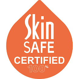 SKIN SAFE CERTIFIED 100% logo