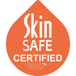 SKIN SAFE CERTIFIED 100% logo