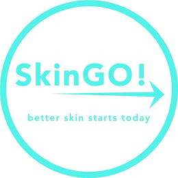 SKINGO! BETTER SKIN STARTS TODAY logo
