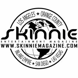 SKINNIE ENTERTAINMENT MAGAZINE WWW.SKINNIEMAGAZINE.COM LOS ANGELES ORANGE COUNTY INLAND EMPIRE SAN DIEGO LAS VEGAS logo