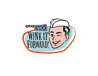 SKINNY BUTCHER WINK IT FORWARD! logo