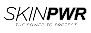 SKINPWR THE POWER TO PROTECT logo