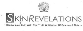 SKINREVELATIONS RENEW YOUR SKIN WITH THE TRUTH & WISDOM OF SCIENCE & NATURE logo
