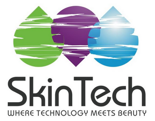 SKINTECH WHERE TECHNOLOGY MEETS BEAUTY logo