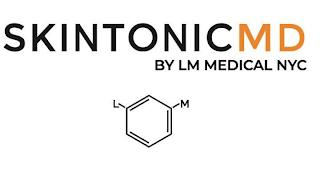 SKINTONICMD BY LM MEDICAL NYC LM logo