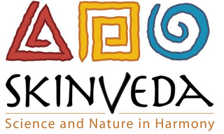 SKINVEDA SCIENCE AND NATURE IN HARMONY logo