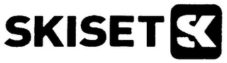 SKISET SK logo