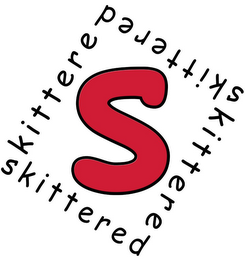 SKITTERED S logo