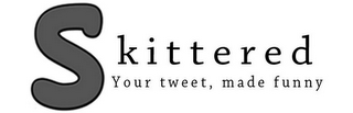 SKITTERED YOUR TWEET, MADE FUNNY logo