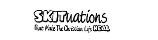 SKITUATIONS THAT MAKE THE CHRISTIAN LIFE REAL logo