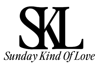 SKL SUNDAY KIND OF LOVE logo