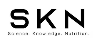 SKN SCIENCE. KNOWLEDGE. NUTRITION. logo