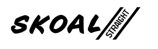 SKOAL STRAIGHT logo