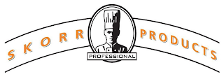 SKORR PRODUCTS PROFESSIONAL logo