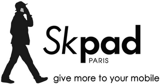 SKPAD PARIS GIVE MORE TO YOUR MOBILE logo