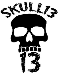 SKULL13 13 logo