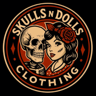 SKULLS N DOLLS CLOTHING logo