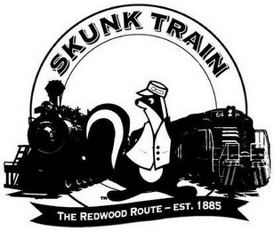 SKUNK TRAIN THE REDWOOD ROUTE - EST. 1885