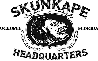 SKUNKAPE HEADQUARTERS OCHOPEE FLORIDA logo