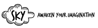 SKY AWAKEN YOUR IMAGINATION logo