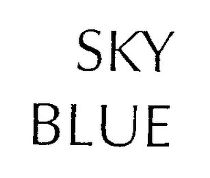 SKY BLUE logo